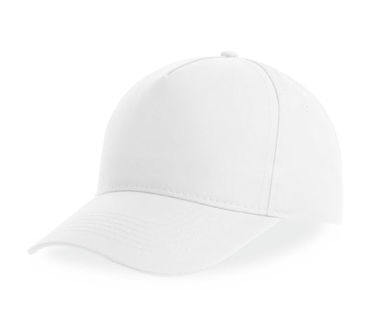 Casquette Baseball 5 Pans Recyclée AT226 - Atlantis Headwear coloris White