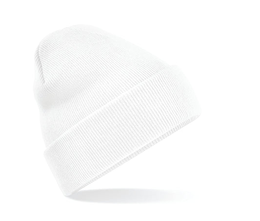 Bonnet Acrylique à Revers BF045 - Beechfield coloris White