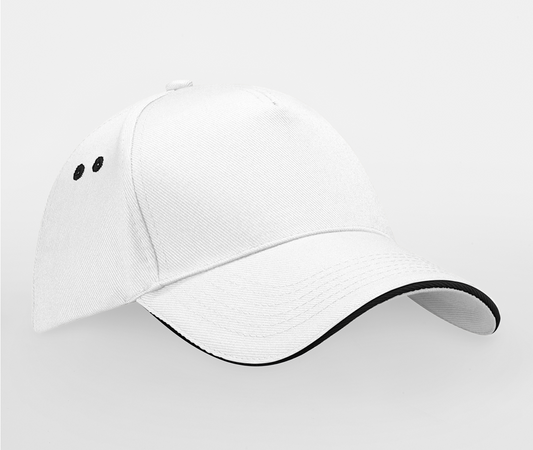 Casquette 5 Pans Bicolore BF15C - Beechfield coloris White/Black