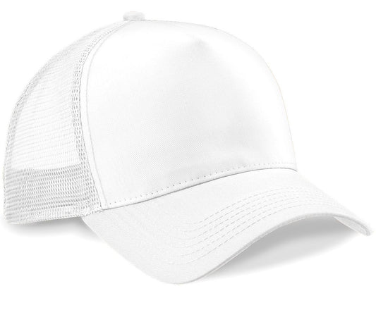 Casquette Américaine Snapback Trucker BF640 - Beechfield coloris White/White