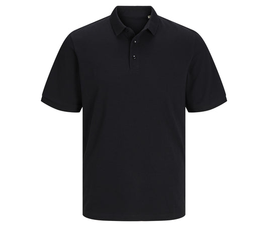 Polo Unisexe Coton Organique JJ7556 - Jack&Jones coloris Noir