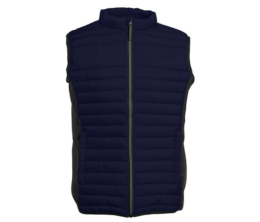 Bodywarmer Bi-Matière Homme Baltimore Men PK316 - Pen Duick coloris Navy/Black
