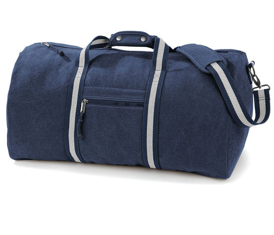 Sac de Voyage Toile Vintage 45L QD613 - Quadra coloris Vintage Oxford Navy