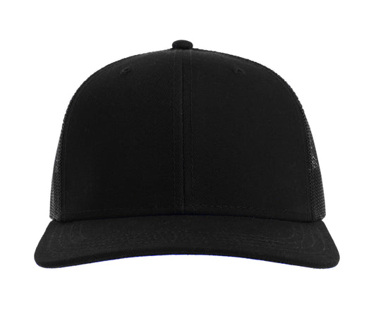 Casquette Trucker Sonic-S AT256 - Atlantis Headwear coloris Black/Black
