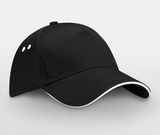 Casquette 5 Pans Bicolore BF15C - Beechfield coloris Black/White