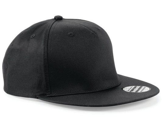 Casquette Style Rappeur 5 Pans BF610 - Beechfield coloris Black