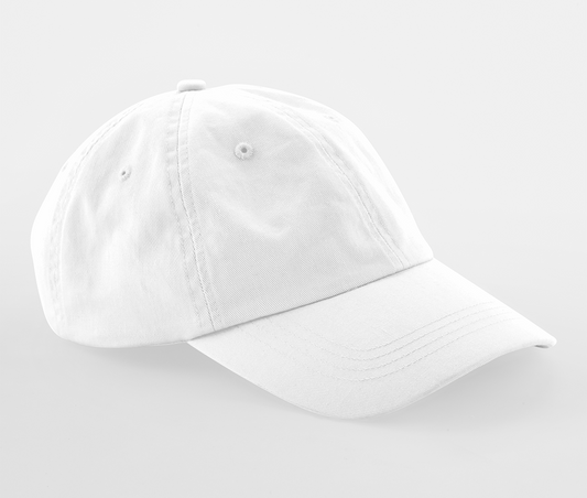 Casquette 6 Pans Dad Cap BF653 - Beechfield coloris White