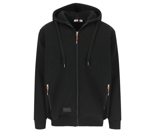 Sweat Zippé à Capuche Déperlant Otis HK370 coloris Noir