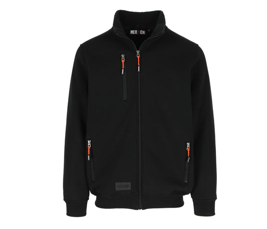 Sweat Zippé Doublure Sherpa OTAR - Herock coloris Black