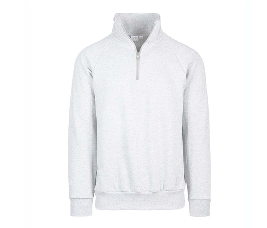 Sweat Zip Neck IT503 - Vesti coloris Blanc