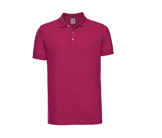 Polo Homme Stretch Ajusté JZ566 - Russell Athletic coloris Fuchsia