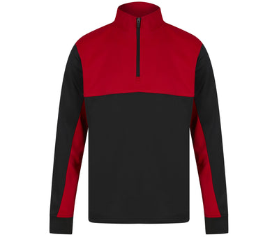 Sweat de Sport Col Zippé Adults' 1/4 Zip Tracksuit Top - Finden & Hales