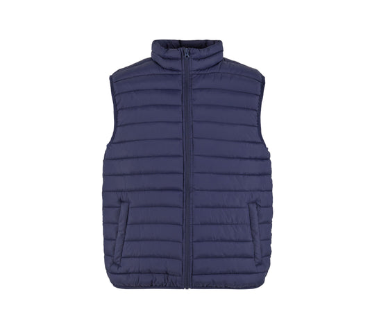 Bodywarmer Léger Recyclé Light Puffer Vest NM033 - New Morning Studios coloris Navy