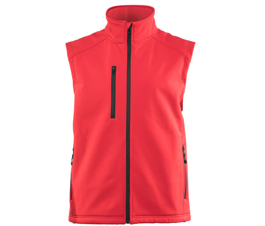Bodywarmer Softshell 3 Couches Atlantic PK345 - Pen Duick coloris Rouge