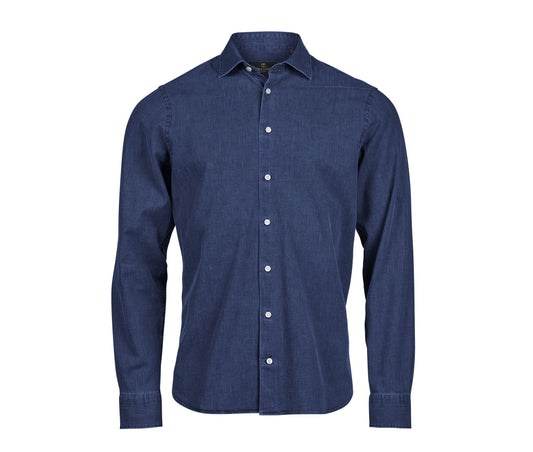 Chemise en Jean Denim Shirt TJ4004 - Tee Jays coloris Blue Denim