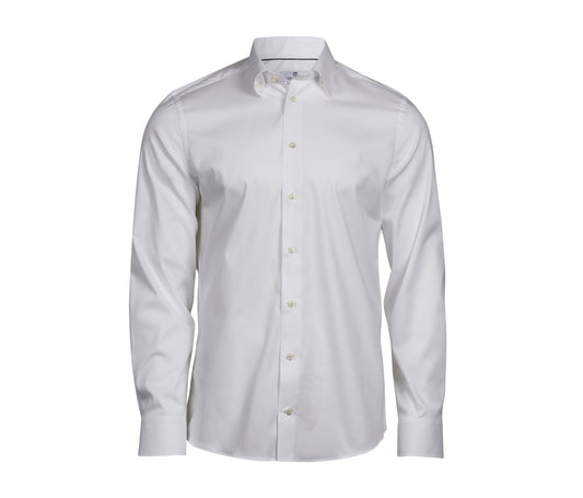 Chemise Stretch Ajustée Luxury Shirt TJ4024 - Tee Jays coloris White