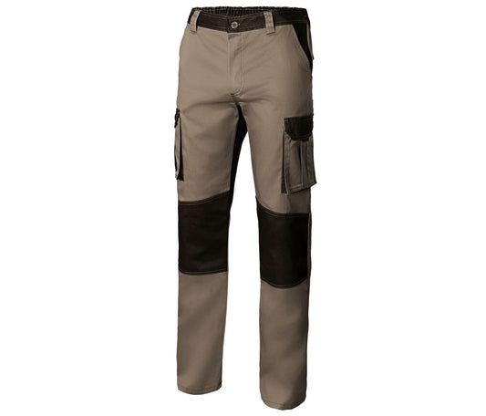 Pantalon Multipoches Bicolore V3020B - Velilla coloris Beige Arena/Black