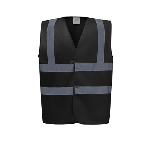 Gilet Hi-Vis 2-Band And Braces Waistcoat - Yoko coloris Black
